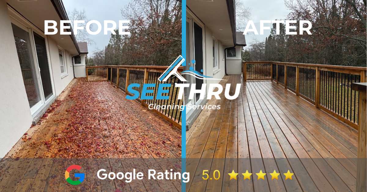 Exterior washing results